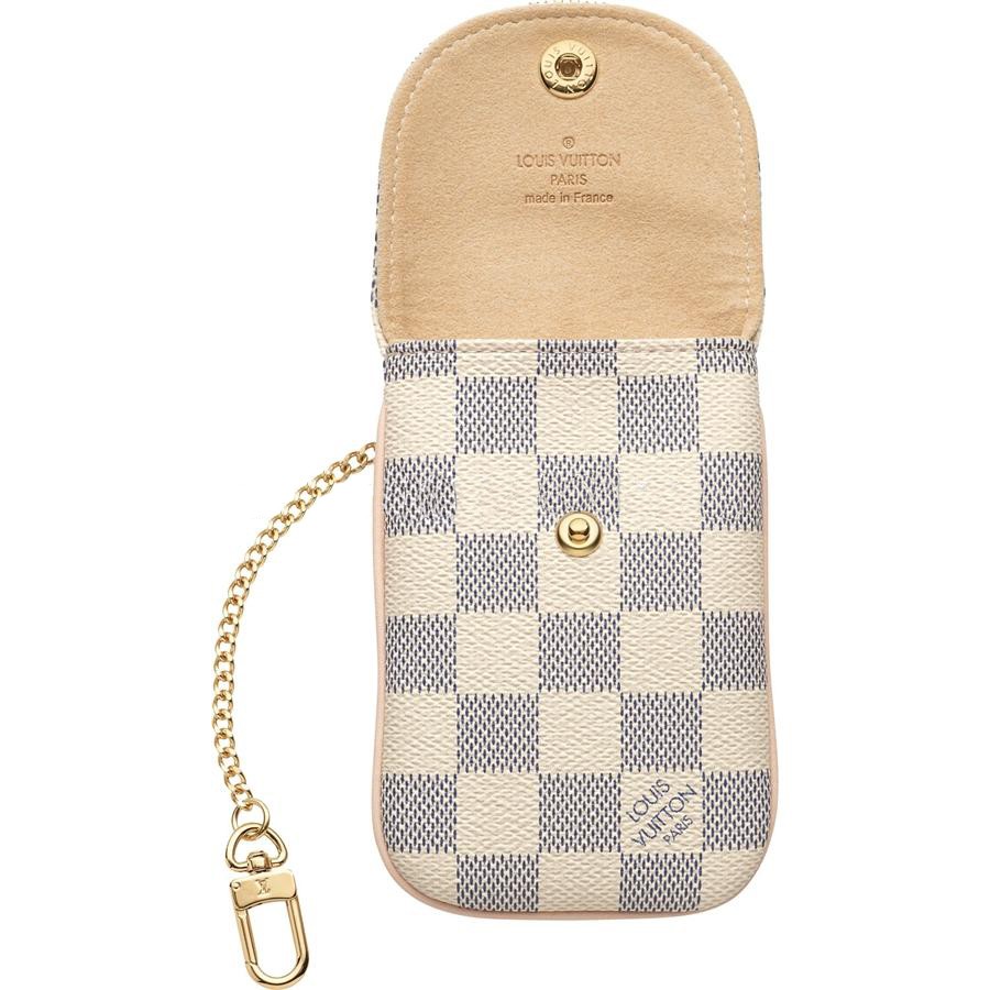 Fake Louis Vuitton Mobile Phone Case MM Damier Azur Canvas N60026 Online